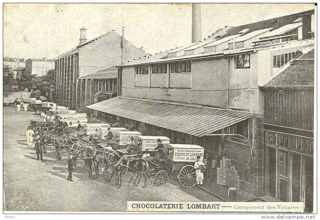 PARIS XIIIe- Chocolaterie Lombart - Chargement Des Voitures - Arrondissement: 13