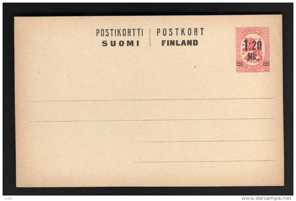 Finland Postal Card / Mint  (002) - Ganzsachen