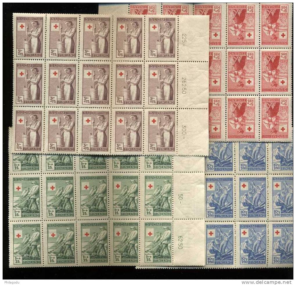 Finland 305/308  (mi 320/323)  Métiers De Tradition  30 Séries **  Cote 90 E - Unused Stamps