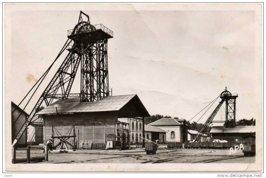 CPSM - Carmaux (Tarn) Les Mines , Puits De La Tronquie - Carmaux