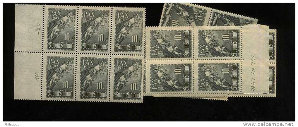 Finland 323  (mi 338)  Paix Avec Russie **  25 X   Laboureur Agriculture  ** - Nuovi