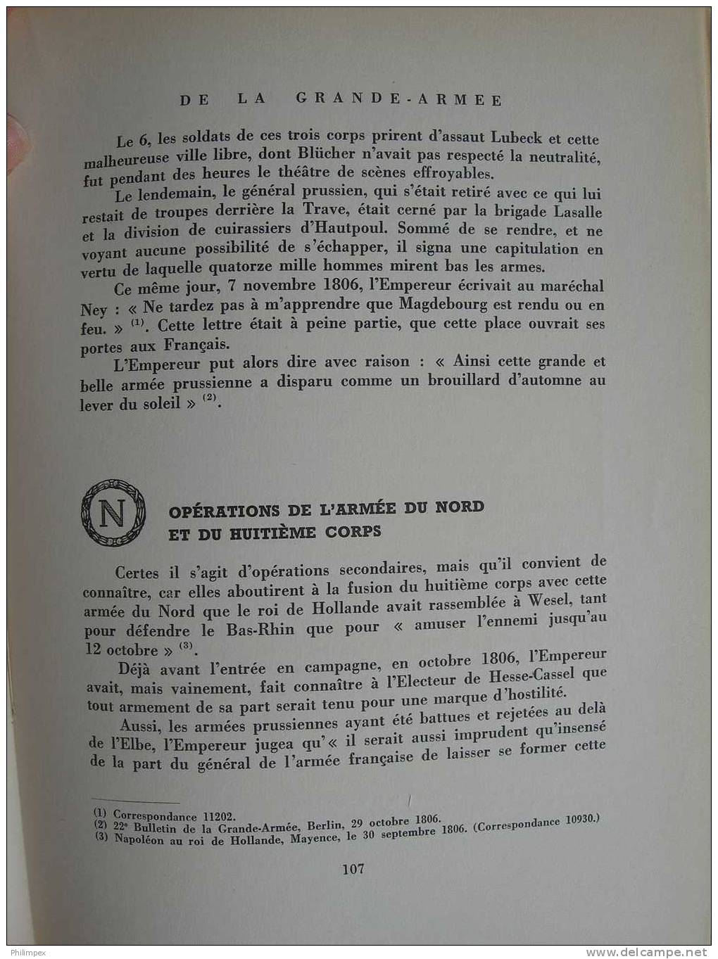 LES MARQUES POSTALES DE LA GRANDE ARMEE, 1948 - Militärpost & Postgeschichte