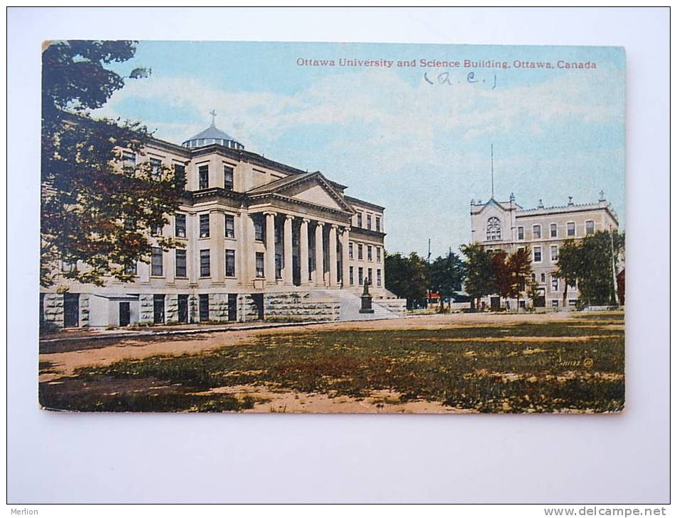 Canada - Ottawa University And Science Building  Cca 1920 F D53630 - Ottawa