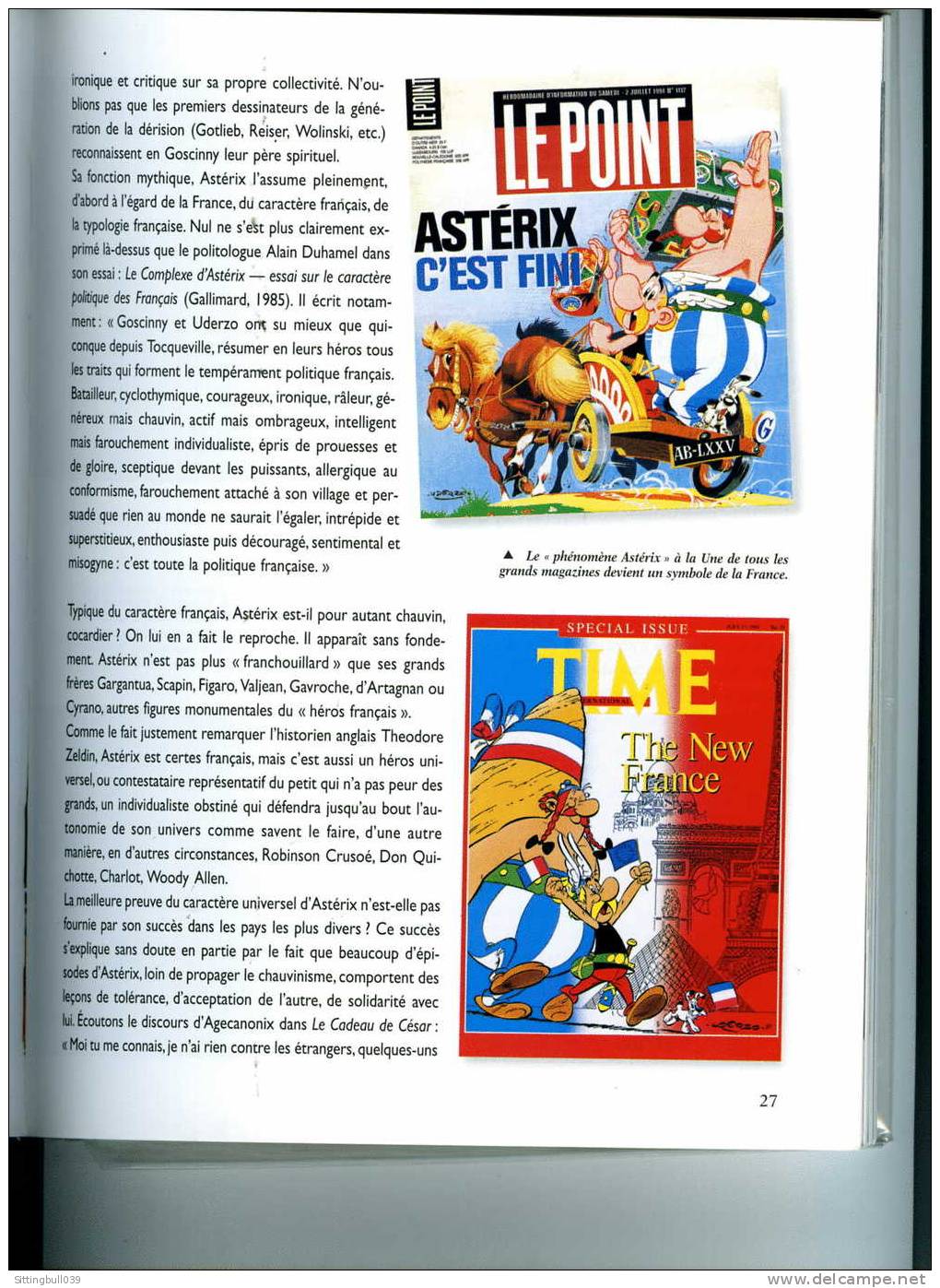 ASTERIX & OBELIX CONTRE CESAR, L'HISTOIRE D'UN FILM PAR PIERRE BILLARD. ED PLON 1999. POUR LES INCONDITIONNELS D'ASTERIX