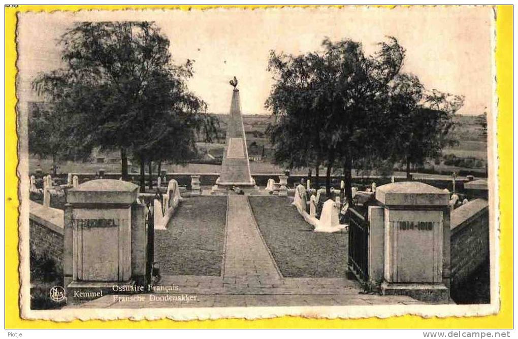 * Kemmel (Heuvelland - Ieper) * (Nels) Ossuaire Français, Franse Doodenakker, Graveyard, Kerkhof, Guerre, War Cimetière - Heuvelland