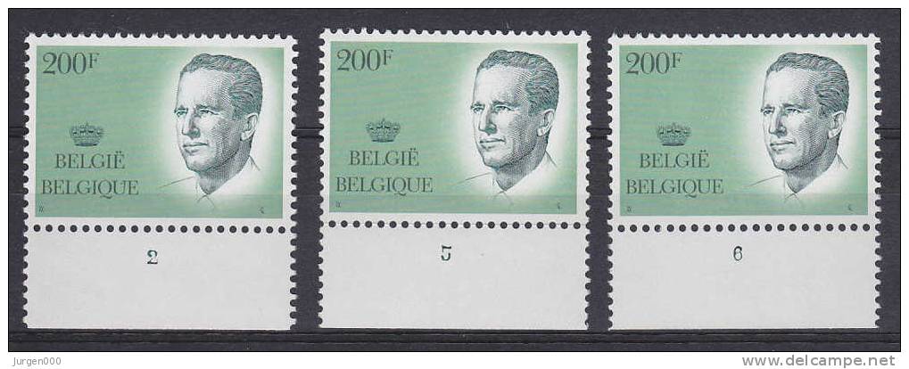 Nr 2236 **, Plaatnummer 2-5-6, Cote = ?? Euro (XX13060) - 1981-1990 Velghe