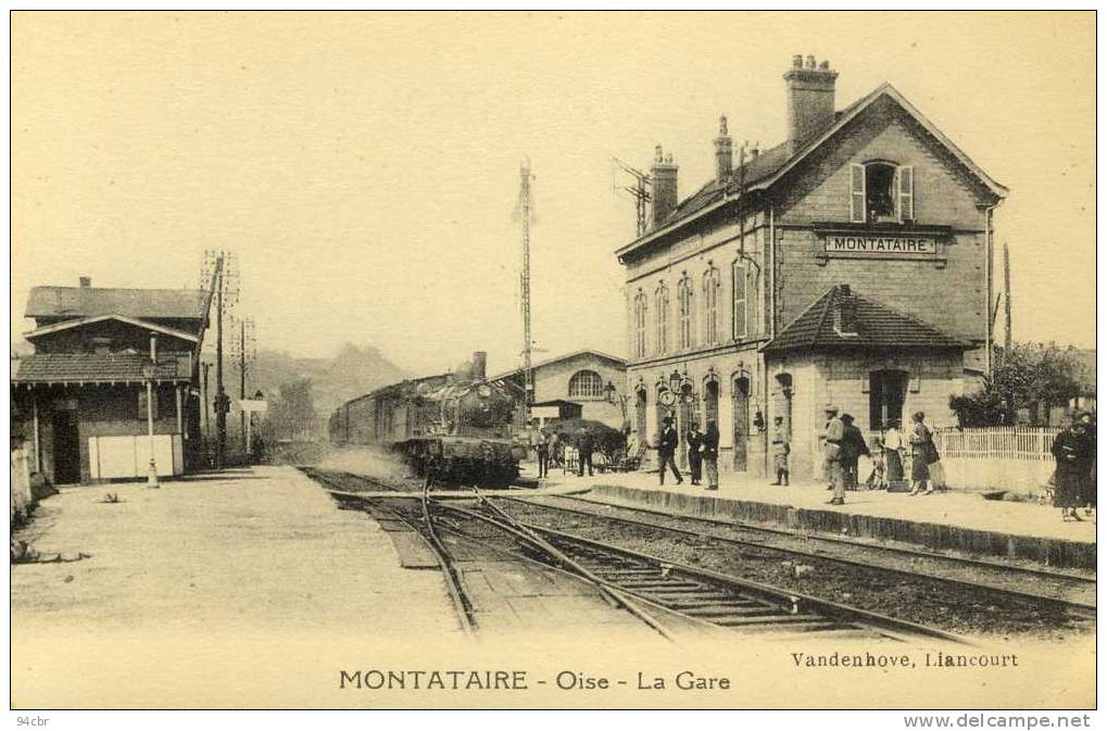 CPA (  60) MONTATAIRE La Gare - Montataire