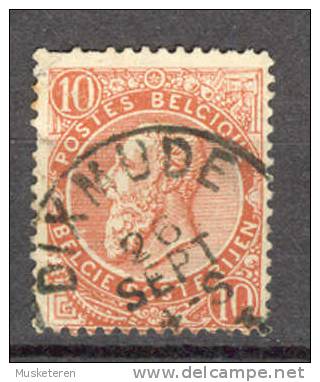 Belgium King Leopold II Deluxe Cancel DIXMUDE !! - 1893-1900 Schmaler Bart