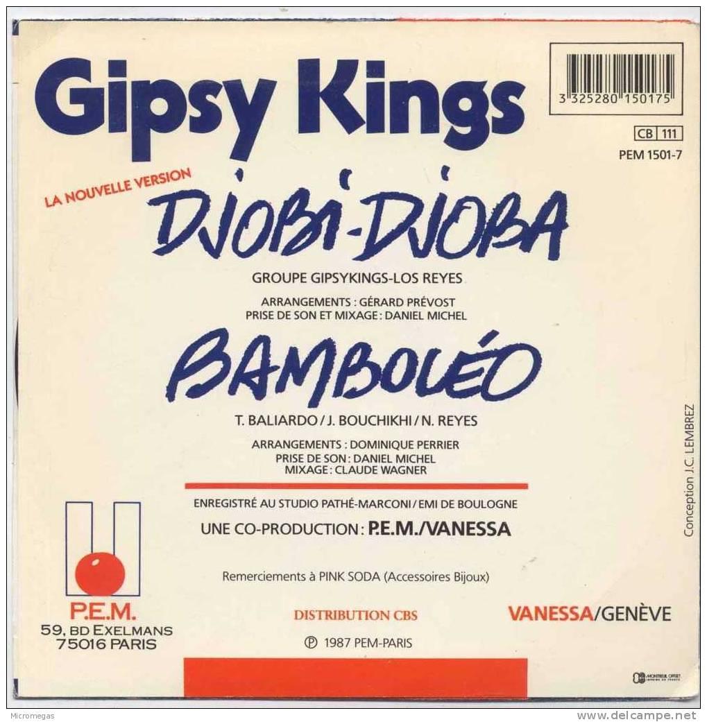 45T Gipsy Kings - Other - Spanish Music