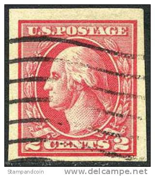 US #533 XF Used 2c Imperf Washington Type V Of 1920 - Oblitérés