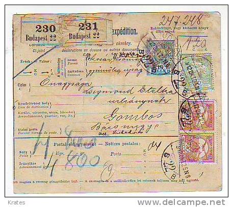 Stamps - Hungary ( Parcelpost ) - Parcel Post