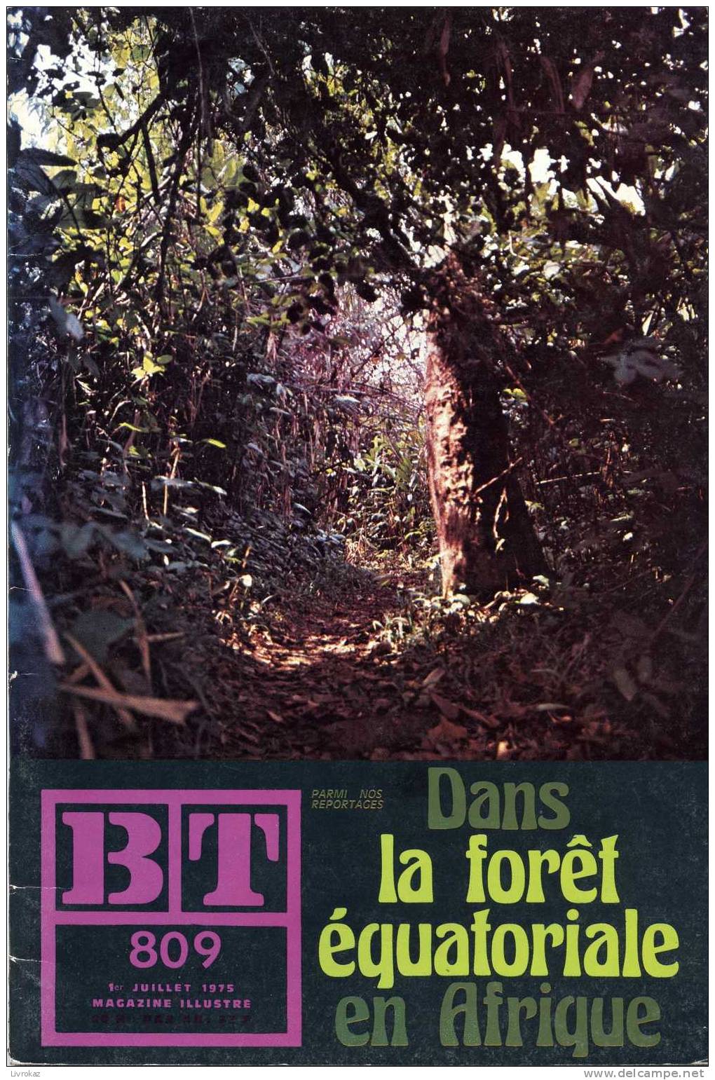 BT N°809 (1975) : Dans La Forêt équatoriale En Afrique. Bibliothèque De Travail. Freinet. Pontgouin (Eure Et Loir) - Géographie