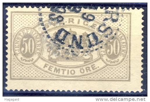 ##Sweden 1891: Service-stamp. Michel 16. Cancelled (o) - Service