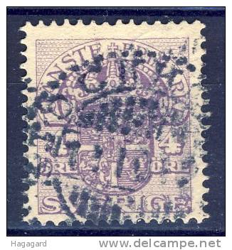 ##Sweden 1911: Service-stamp. Michel 19. Cancelled (o) - Servizio
