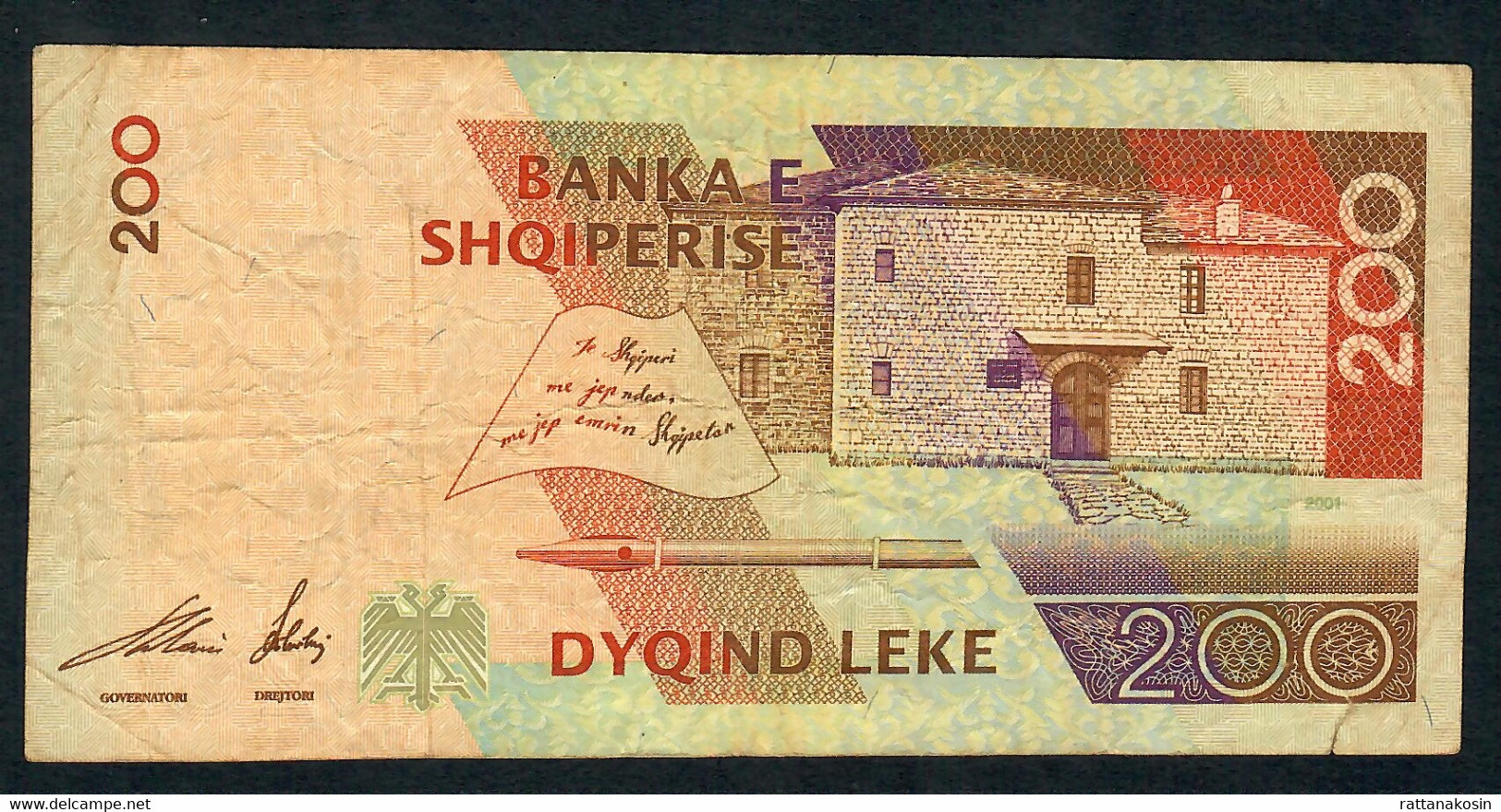 ALBANIA P67 200LELE   2001   AVF    NO P.h. - Albanien