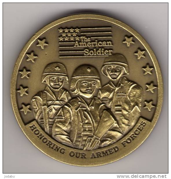Trés Belle Médaille De  45mm   The Américan Soldier - Other & Unclassified