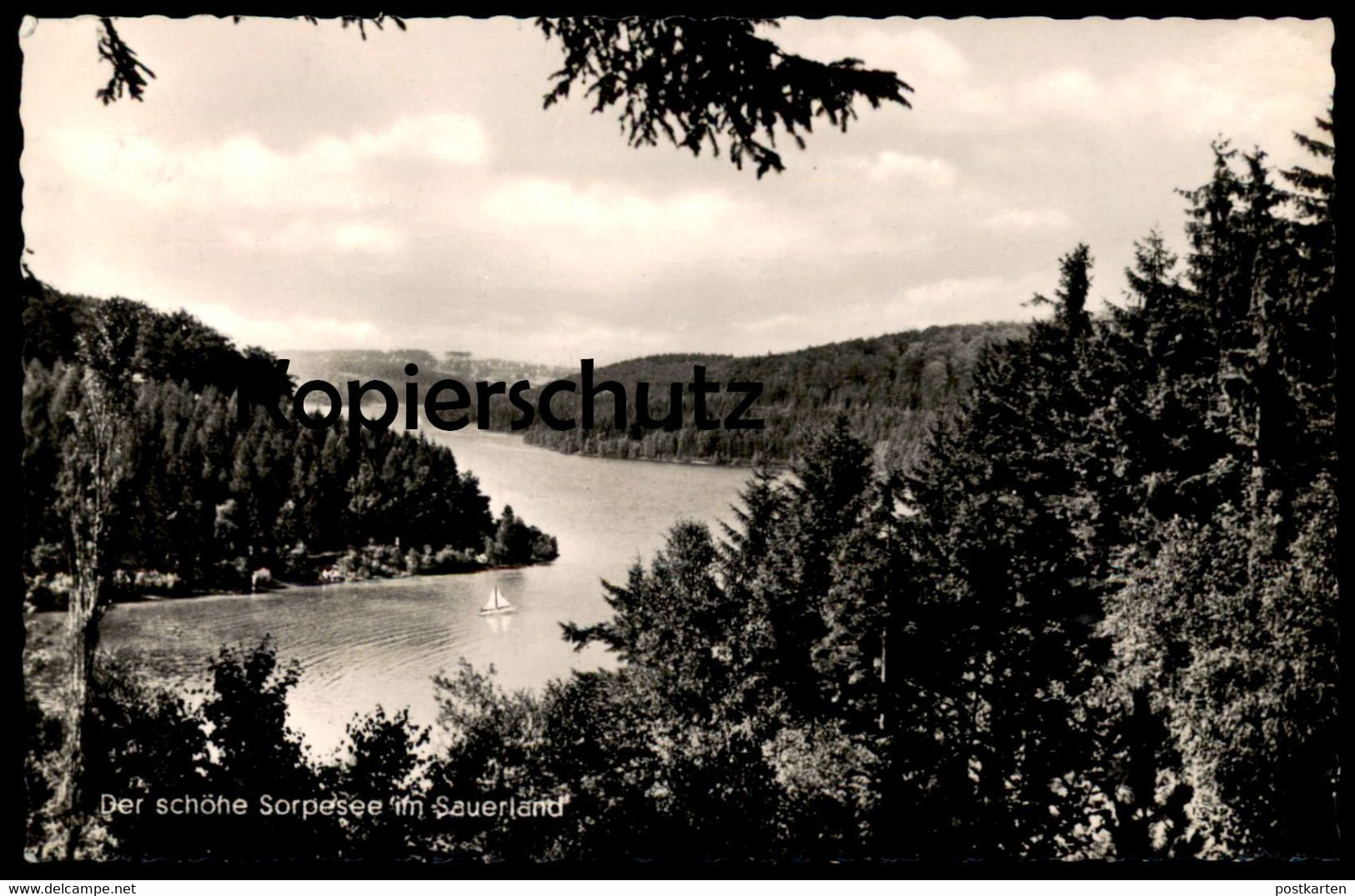 ÄLTERE POSTKARTE TALSPERRE DER SCHÖNE SORPESEE SUNDERN Barrage Water Dam Cpa Postcard AK Ansichtskarte - Sundern