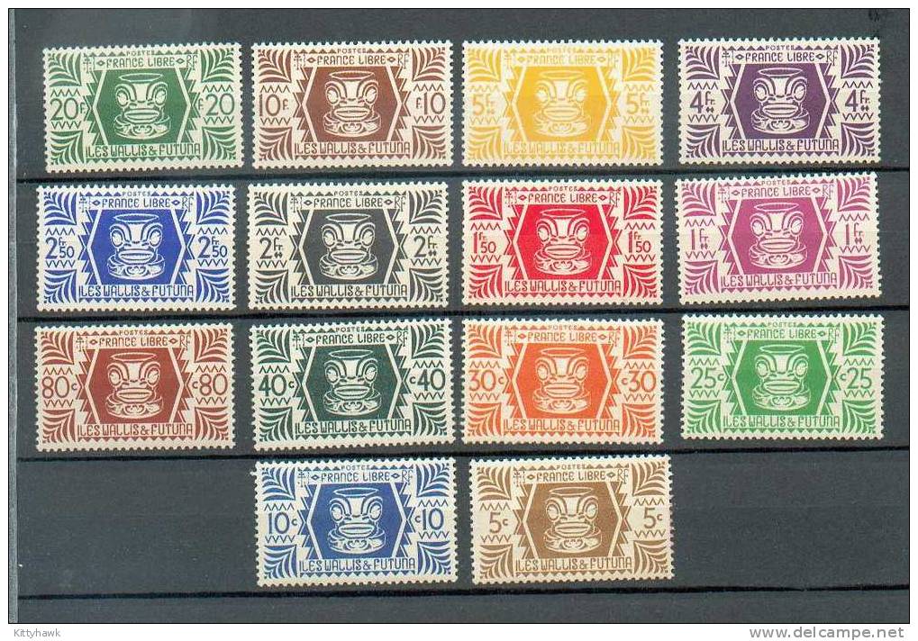 WALLIS 46 - YT 133 à 146 * - Unused Stamps