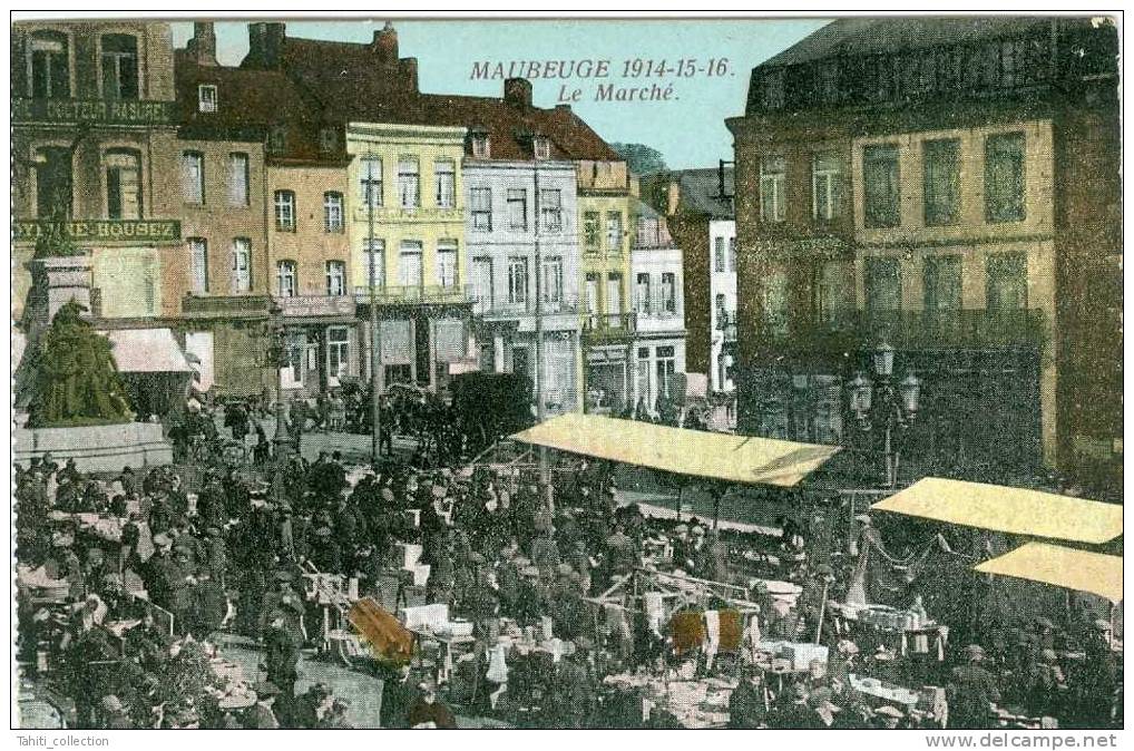 MAUBEUGE - Le Marché - Maubeuge