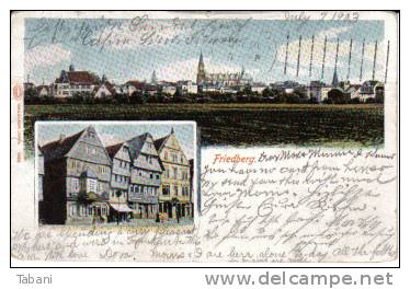 Friedberg,Germany, 1903. Old Postcard. - Friedberg