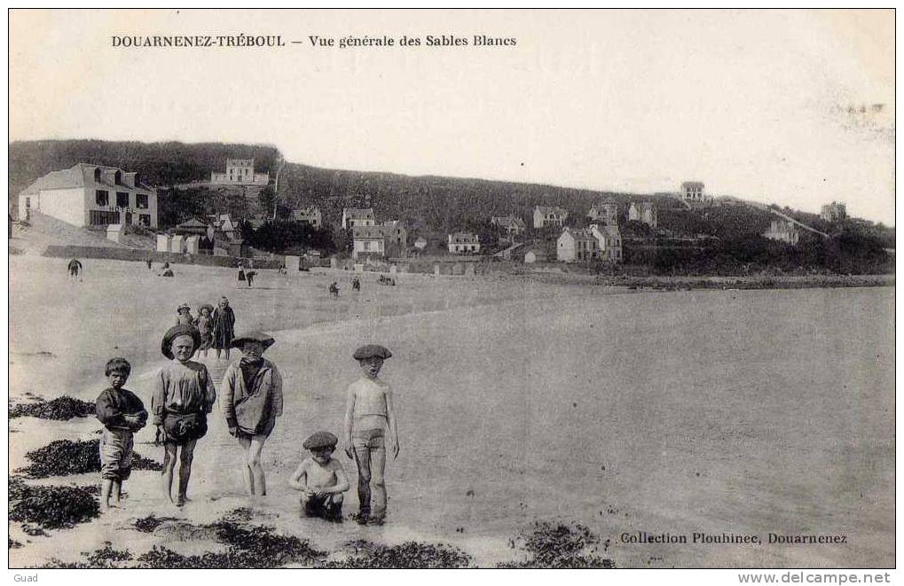 DOUARNENEZ - TREBOUL - VUE DES SABLES BLANCS - Douarnenez