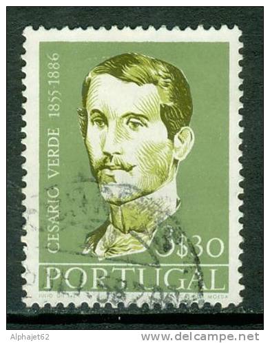 José Joaquim De Césario Verde, écrivain, Poete - PORTUGAL - Littérature - N° 842 - 1957 - Oblitérés