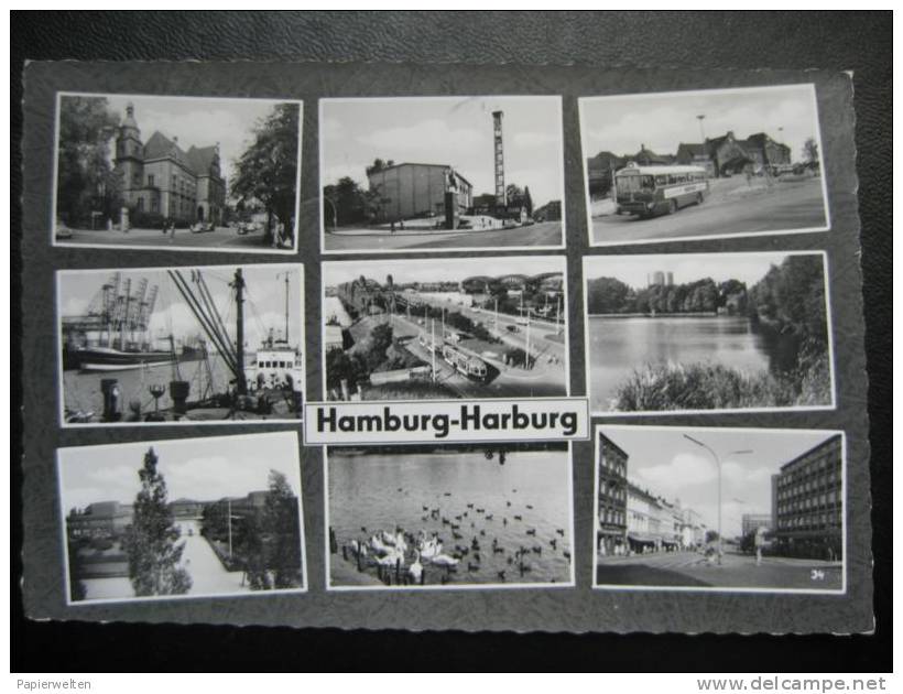 Hamburg Harburg - Mehrbildkarte - Harburg