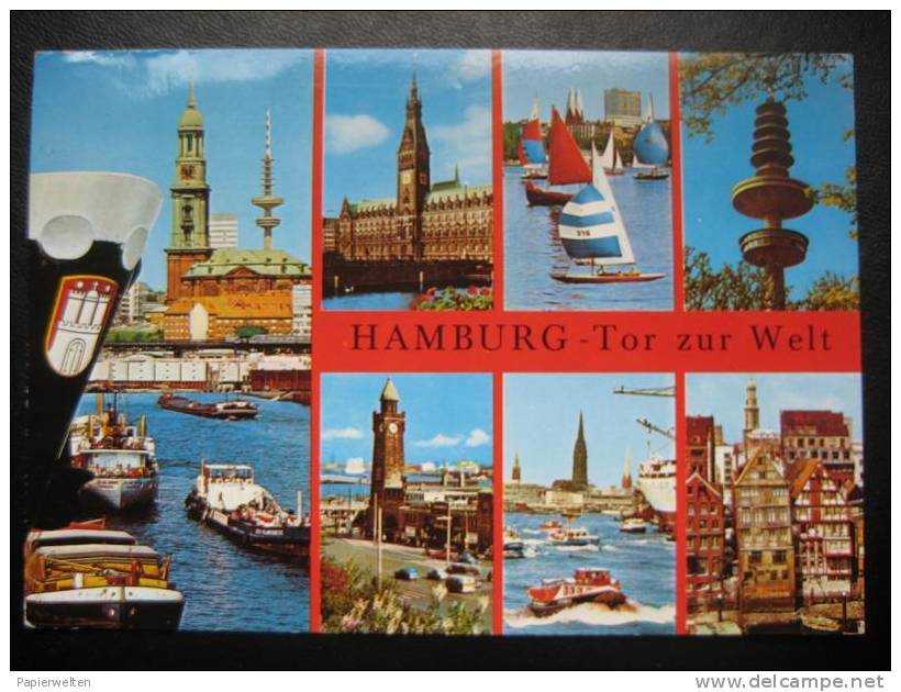 Hamburg - Mehrbildkarte "Hamburg - Tor Zur Welt" - Altona