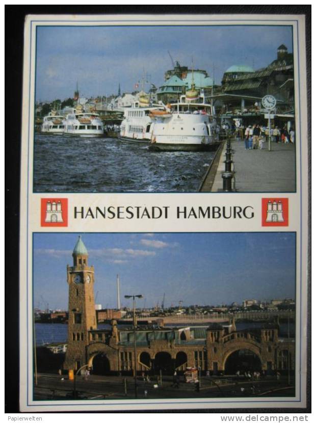 Hamburg - Zweibildkarte "Hansestadt Hamburg" - Altona
