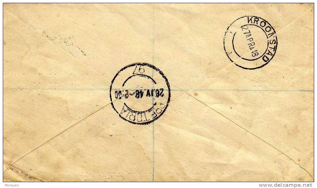 2202. Carta Certificada PRETORIA (south Africa) 1948 - Lettres & Documents