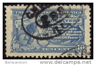 US E10 XF Used 10c Special Delivery Of 1916 - Special Delivery, Registration & Certified
