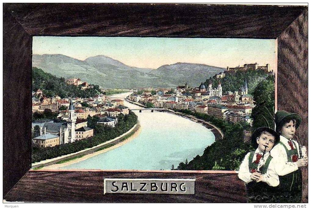 3937. Postal Muenchen (Bayern) 1910. Salzburg Kind - Lettres & Documents