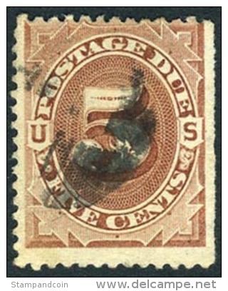 US J4 Used 5c Postage Due Of 1879 - Franqueo