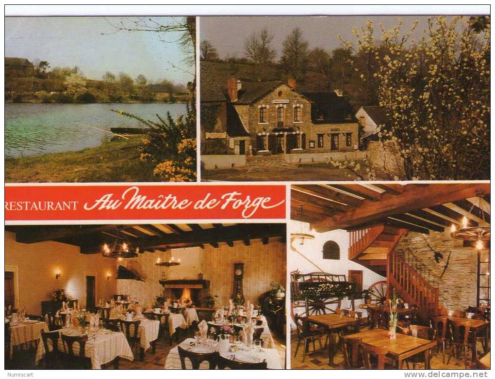 MOISDON-LA-RIVIERE...CPM...BELLE MULTI-VUES...RESTAURANT "AU MAITRE DE FORGE...ETANG DE LA FORGE - Moisdon La Riviere