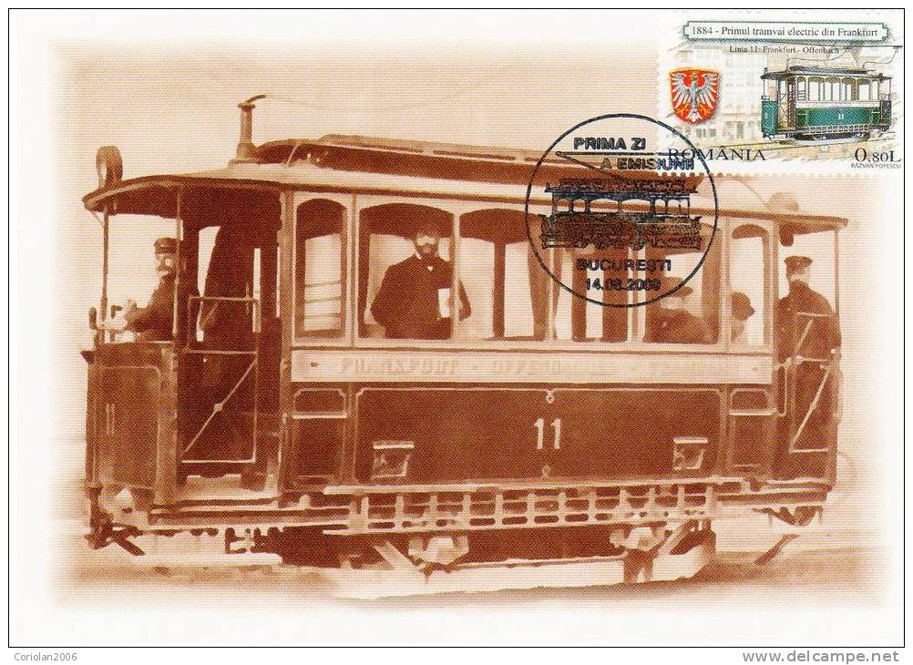 Maxi Card / Romania / Electric Trams - Tramways