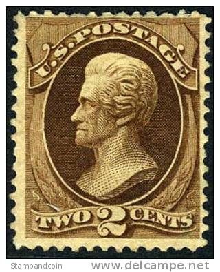 US #146 Mint No Gum 2c Jackson From 1870 - Ongebruikt