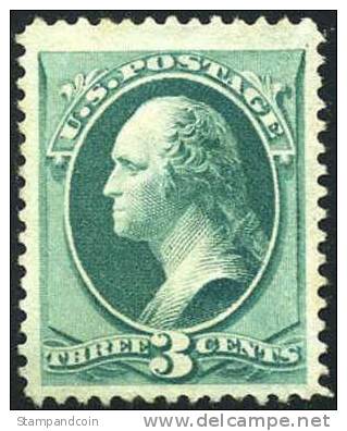 US #184 SUPERB Mint No Gum 2c Jackson From 1879 - Ongebruikt