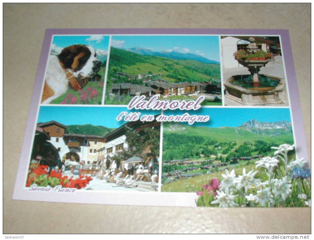 Carte Postale Publicitaire Advertising Postcard Postal VALMOREL SAVOIE FRANCE - Valmorel