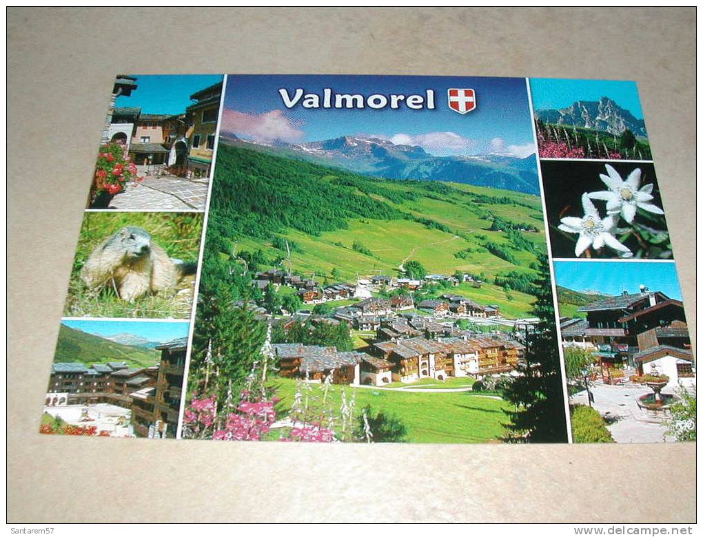 Carte Postale Publicitaire Advertising Postcard Postal VALMOREL SAVOIE FRANCE - Valmorel