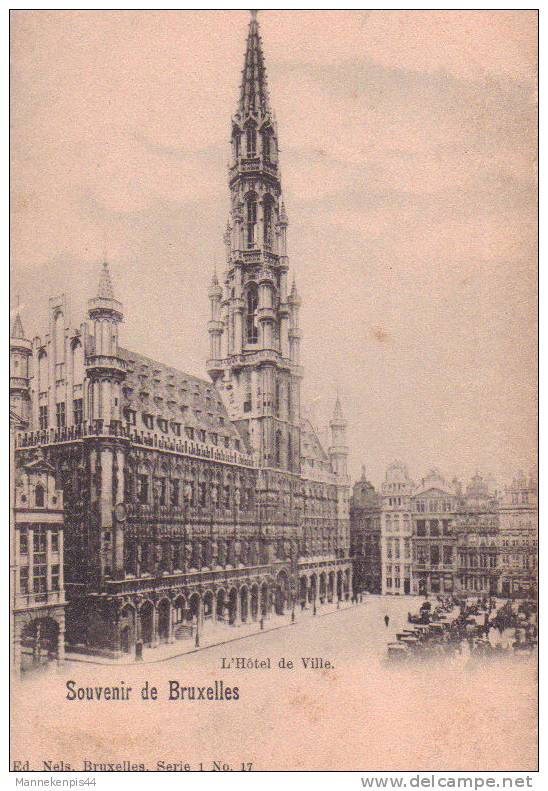 Bruxelles - L'Hôtel De Ville - Serie 1 Ed. Nels N° 17 - Loten, Series, Verzamelingen