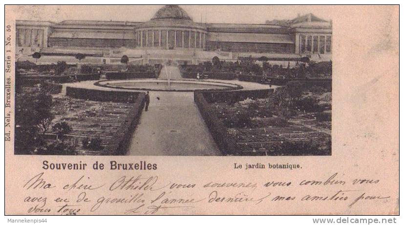 Bruxelles - Souvenir De Bruxelles - Le Jardin Botanique - Ed. Nels Serie 1 N° 50 - Sets And Collections