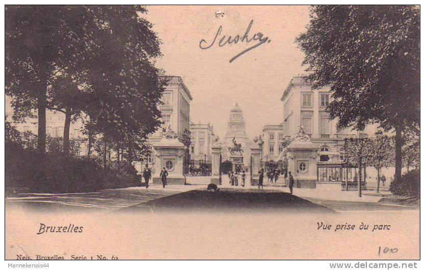 Bruxelles - Vue Prise Du Parc - Nels Serie 1 N° 62 - Lotes Y Colecciones