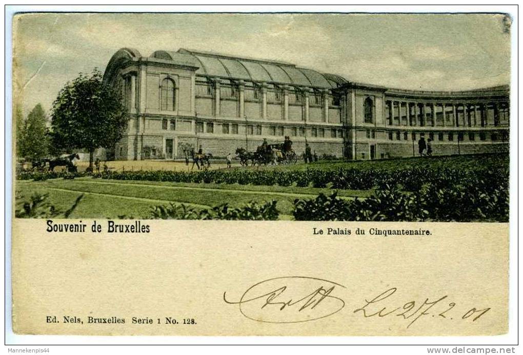 Bruxelles - Souvenir De Bruxelles - Le Palais Du Cinquantenaire - Ed. Nels Serie 1 N° 128 - Lots, Séries, Collections