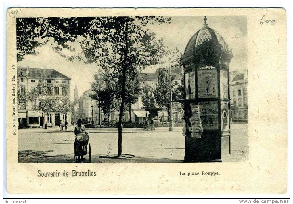 Bruxelles - Souvenir De Bruxelles - La Place Rouppe - Ed. Nels Serie 1 N° 140 - Loten, Series, Verzamelingen