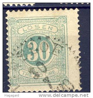 #Sweden 1877-91. Michel 8B. Cancelled (o) - Segnatasse