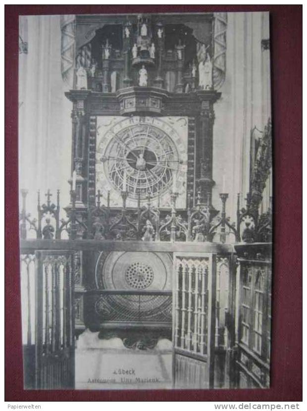 Lübeck - Marienkirche: Astronomische Uhr - Lübeck