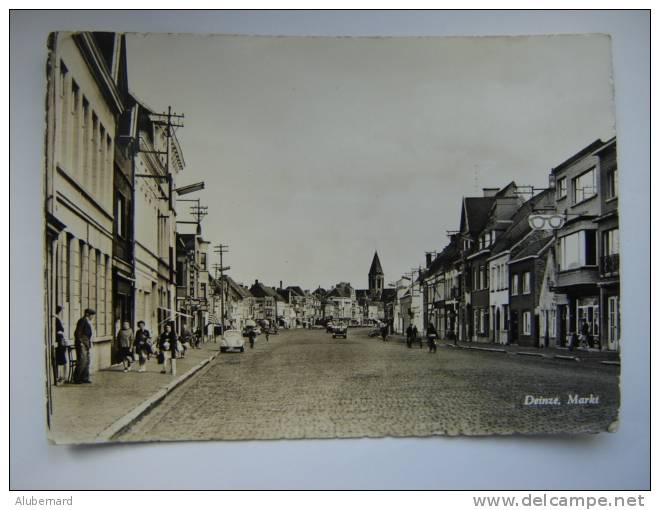 Deinze, Markt .  C.p.photo 15x10 - Deinze