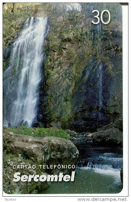 TARJETA DE BRASIL DE UNA CASCADA (CATARATA-WATERFULL) - Landscapes