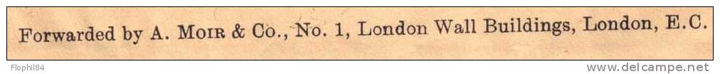 FORWARDED-GRANDE BRETAGNE-ENTIER BANDE JOURNAL POUR AMSTERDAM 21 MAI 1912- VERSO FORWARDED BY A MOIR & CO - LONDON - Postwaardestukken