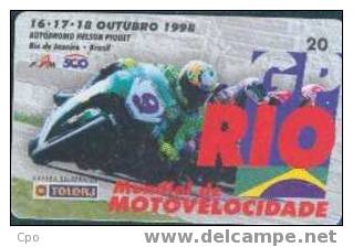 # BRASIL 9809A1 Dicas De Seguranca 20  09.98 -sport,moto,motor- Tres Bon Etat - Brazilië